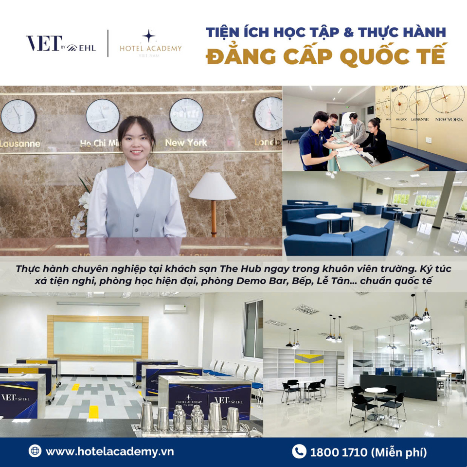 Săn học bổng 100% “Chuẩn Thụy Sĩ tại Phú Quốc-ngành quản trị khách sạn” - Ảnh 3