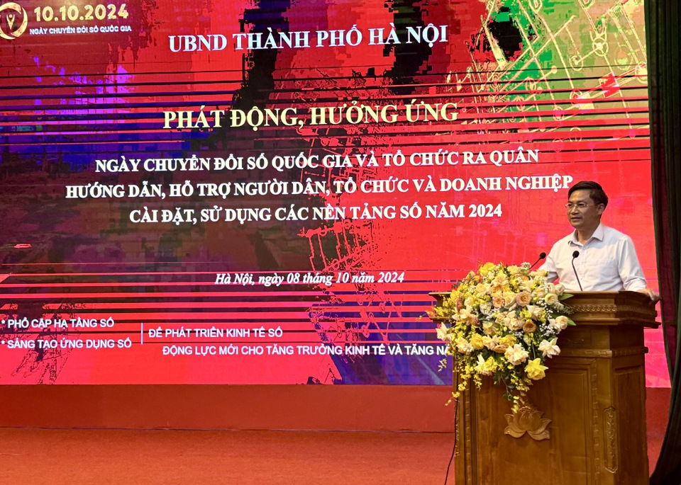 Ph&oacute; Chủ tịch UBND th&agrave;nh phố H&agrave; Minh Hải ph&aacute;t biểu chỉ đạo