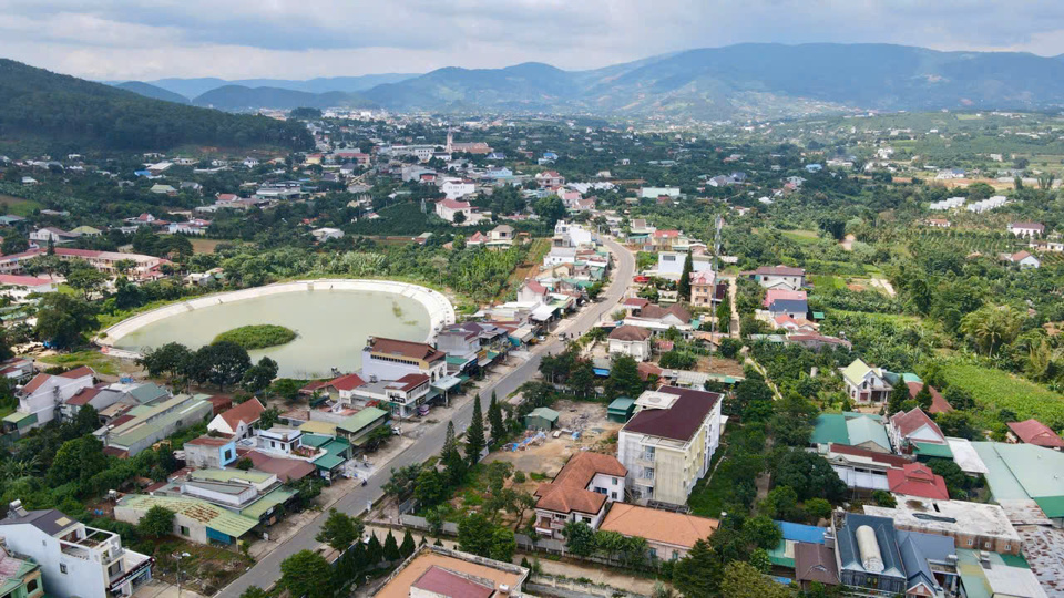 Thị trấn Nam Ban, huyện Lâm Hà, tỉnh Lâm Đồng - một Hà Nội giữa đại ngàn Tây Nguyên. Ảnh: Phương Đông