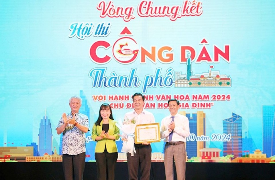 Chung kết Hội thi “Công dân thành phố với hành trình văn hóa năm 2024” - Ảnh 1