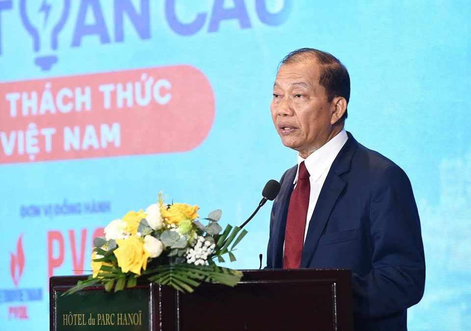 Ph&oacute; Chủ tịch Li&ecirc;n đo&agrave;n Thương mại v&agrave; C&ocirc;ng nghiệp Việt Nam (VCCI)&nbsp;Ho&agrave;ng Quang Ph&ograve;ng ph&aacute;t biểu. Ảnh: Khắc Ki&ecirc;n