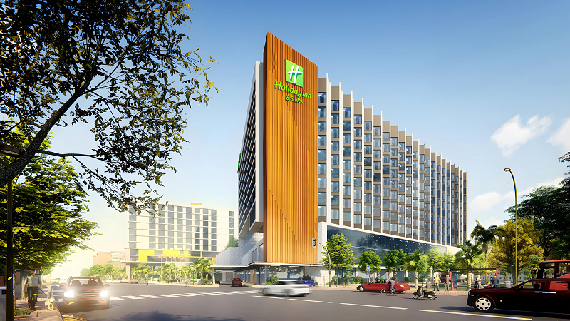 Kh&aacute;ch sạn Holiday Inn &amp; Suites Vientiane tọa lạc tại trung t&acirc;m quận Chanthabouly s&ocirc;i động của thủ đ&ocirc; Vi&ecirc;ng Chăn