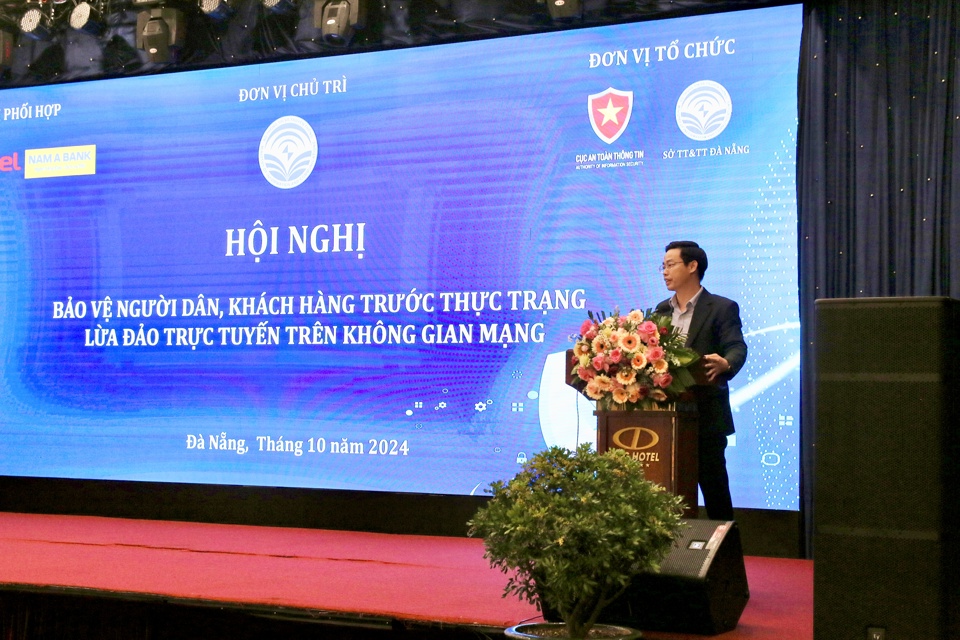 Ông Trần Quang Hưng phát biểu tại Hội nghị