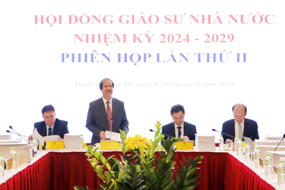 Phi&ecirc;n họp thứ 2 - Hội đồng gi&aacute;o sư Nh&agrave; nước nhiệm kỳ 2024 - 2029.