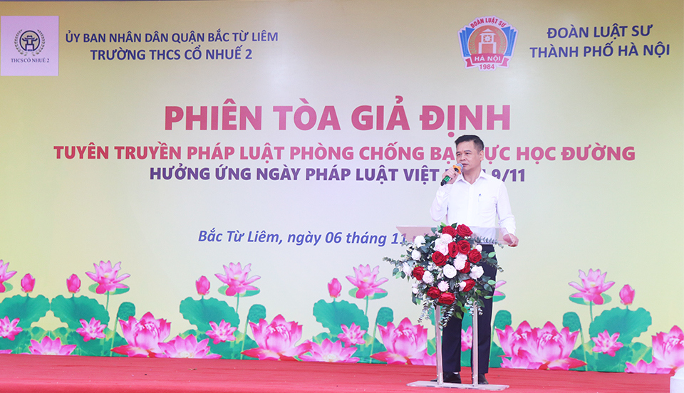 Học sinh Bắc Từ Liêm tuân thủ pháp luật từ điều nhỏ bé trong cuộc sống - Ảnh 1