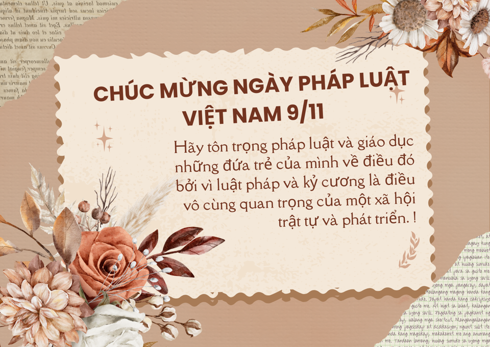 Lời chúc mừng Ngày Pháp luật Việt Nam 9/11 ý nghĩa và hay nhất năm 2024 - Ảnh 2