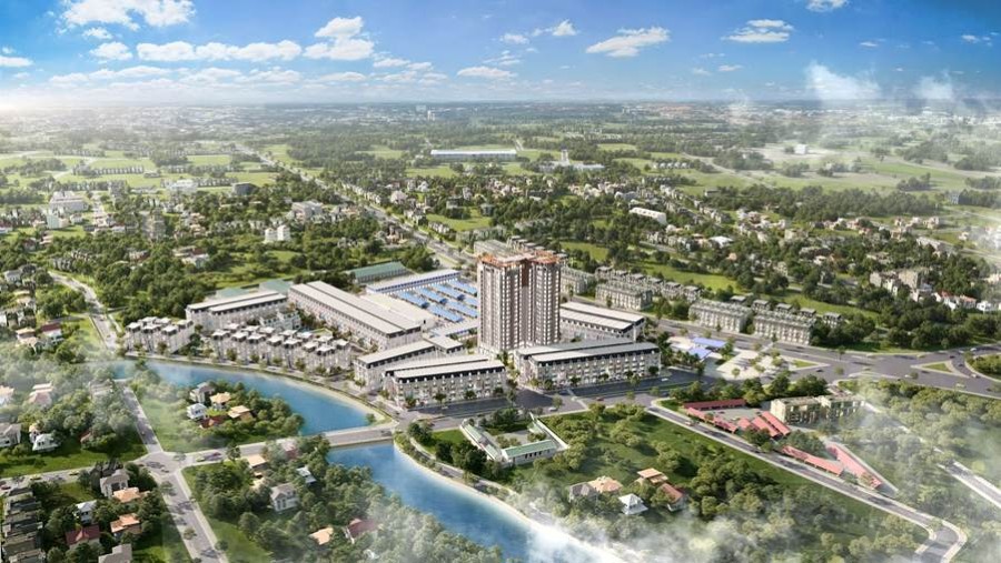 To&agrave;n cảnh dự &aacute;n Song Hong Diamond City.