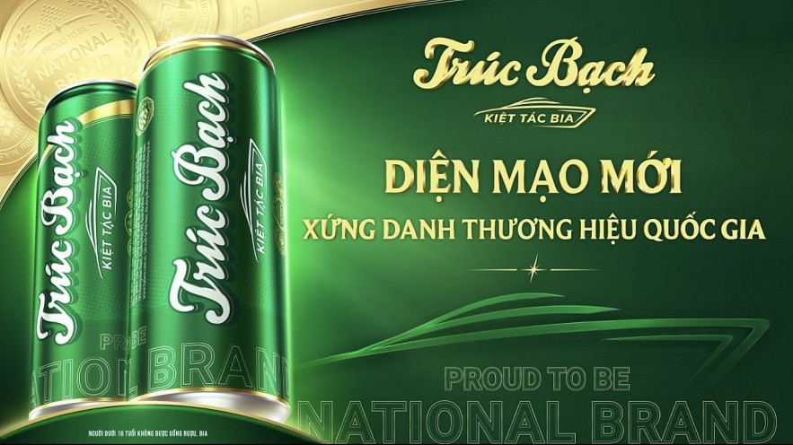 Bia Tr&uacute;c Bạch - Sản phẩm mang Thương hiệu Quốc gia Việt Nam.