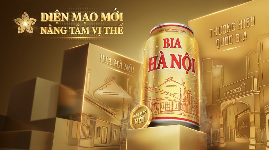 Bia H&agrave; Nội - Sản phẩm mang Thương hiệu Quốc gia Việt Nam.