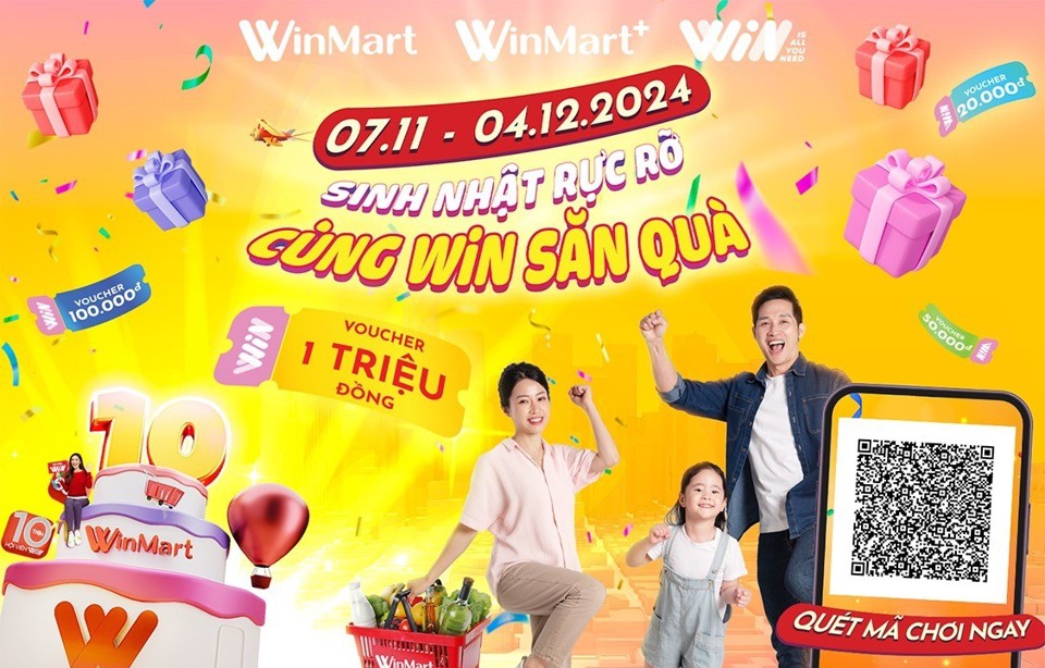 WinMart tung ưu đãi “khủng” mừng sinh nhật 10 tuổi - Ảnh 1