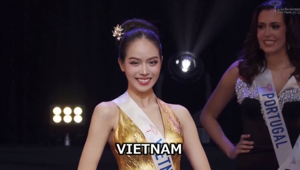 Trong đ&ecirc;m chung kết Miss International 2024, Thanh Thủy đ&atilde; lọt top 20.