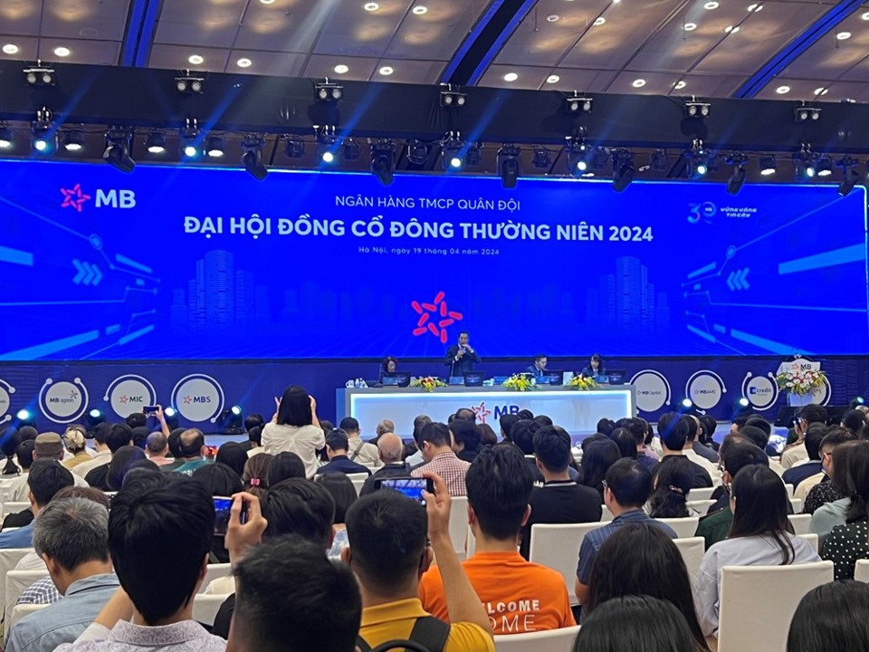 ĐHĐCĐ thường ni&ecirc;n 2024 ng&acirc;n h&agrave;ng MB diễn ra s&aacute;ng nay &nbsp;