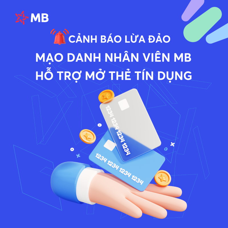 MB cảnh báo hình thức mạo danh ngân hàng mời mở thẻ tín dụng - Ảnh 1