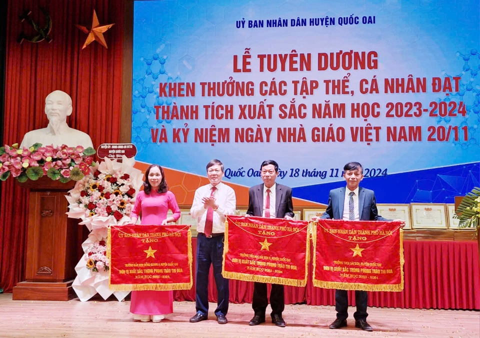 Năm học 2023-2024 ng&agrave;nh GD&amp;ĐT huyện Quốc Oai đ&atilde; đạt được nhiều th&agrave;nh t&iacute;ch nổi bật.