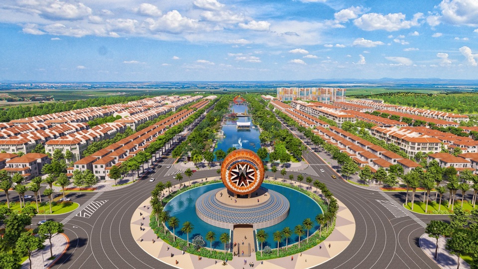 Trục đại lộ lễ hội sẽ l&agrave; kh&ocirc;ng gian tổ chức c&aacute;c sự kiện lớn tại Sun Urban City (Ảnh: Sun Group).