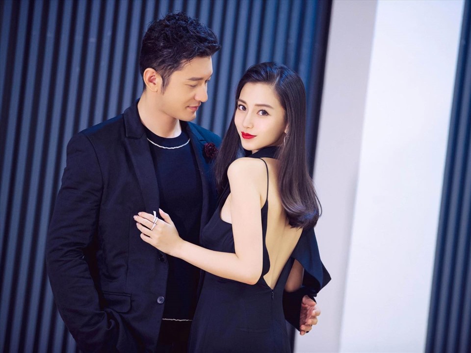 Huỳnh Hiểu Minh v&agrave; Angelababy ly h&ocirc;n năm 2022. Ảnh: Weibo