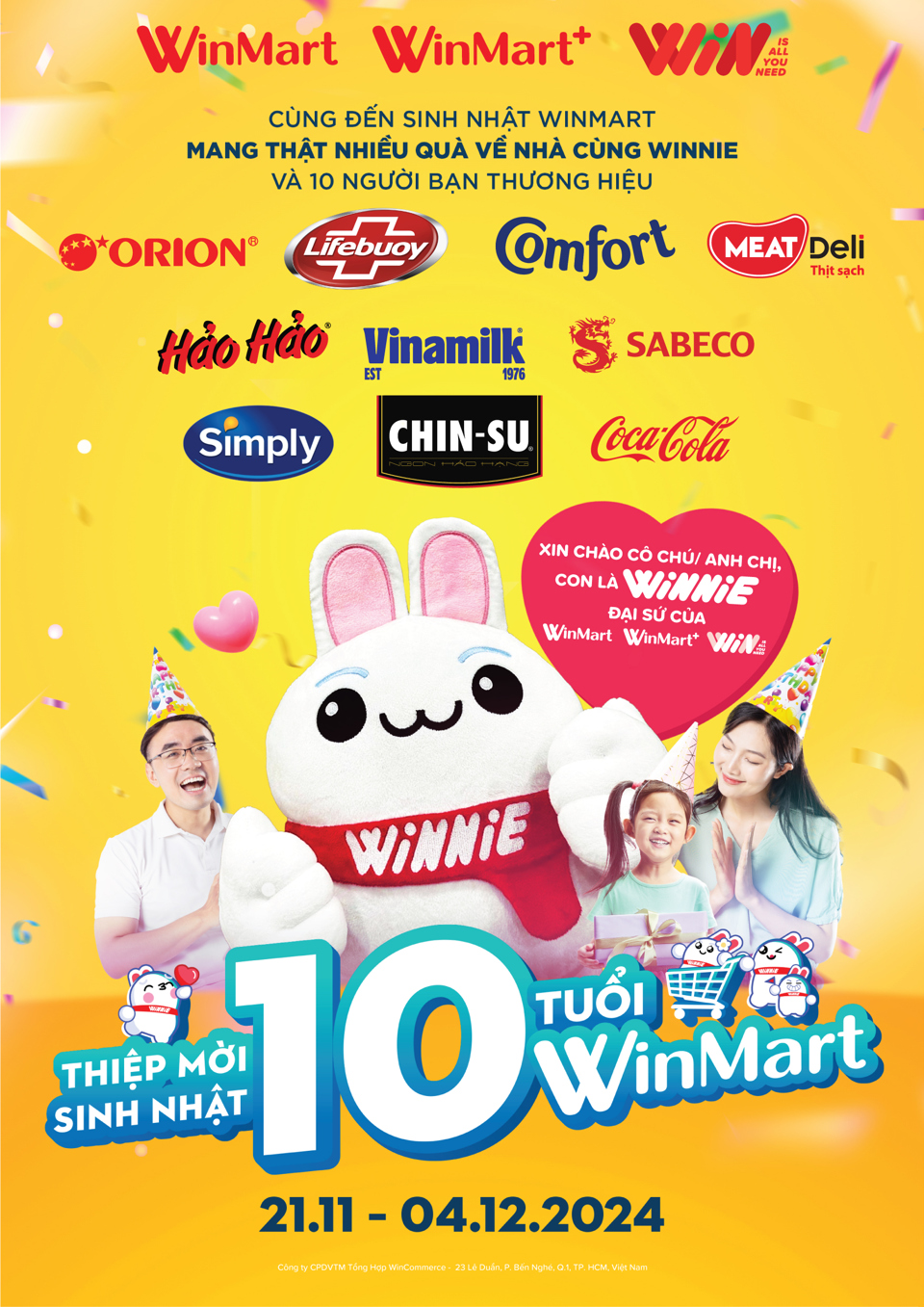 Ra mắt đại sứ WINNIE kết nối WinMart, WinMart+, WiN với h&agrave;ng triệu gia đ&igrave;nh Việt