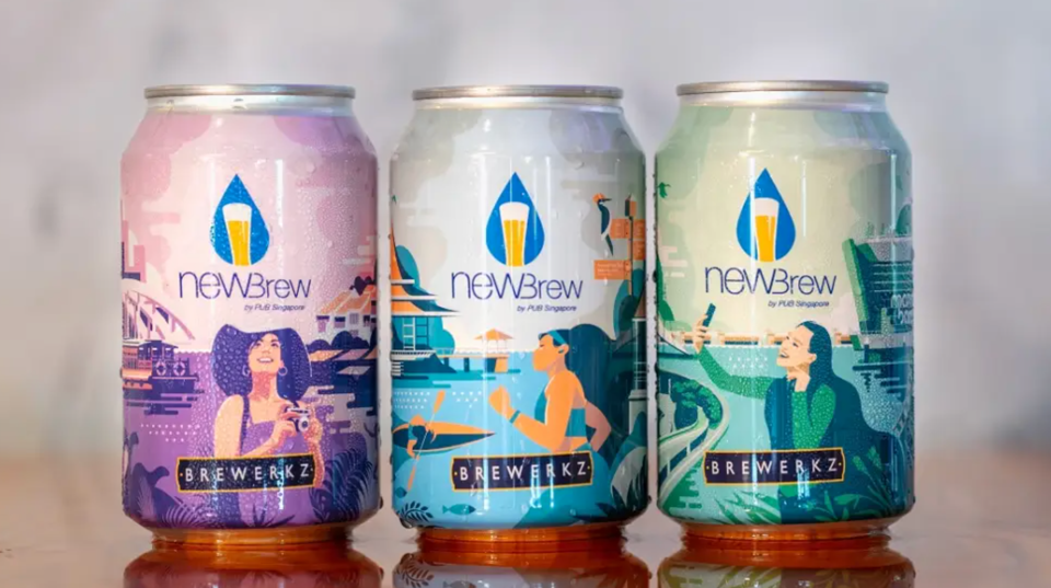 Bia NEWBrew l&agrave;m từ nước thải toilet t&aacute;i chế ở Singapre. Ảnh: NewBrew