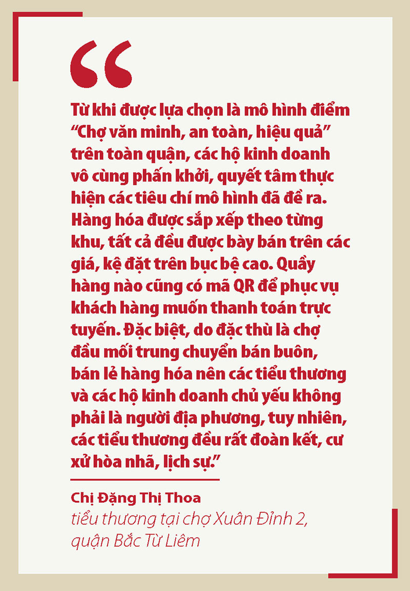 “Chợ văn minh, an toàn, hiệu quả” - giữ nét đẹp văn hóa Hà Nội - Ảnh 6