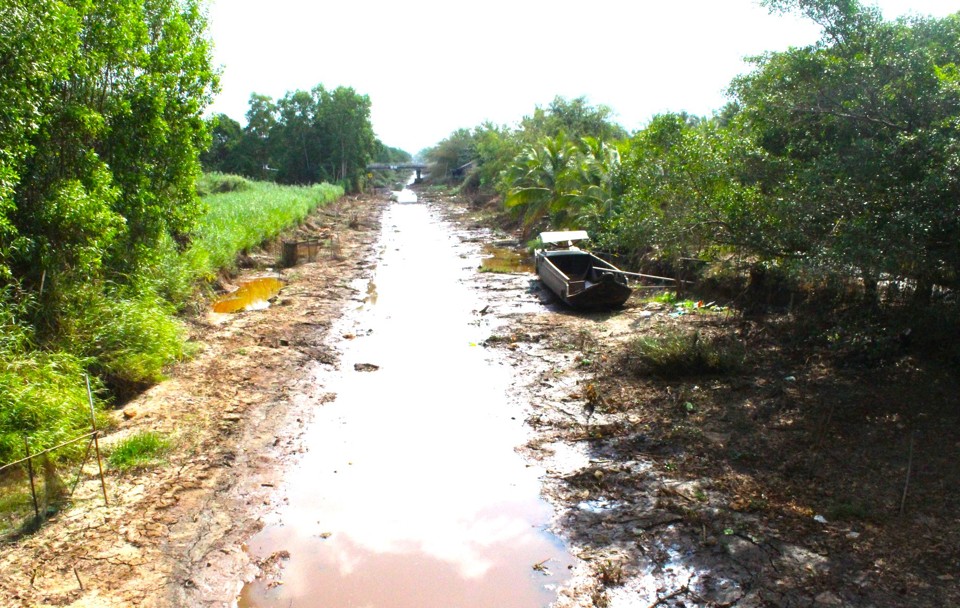 L&agrave; tỉnh duy nhất kh&ocirc;ng c&oacute; nước từ s&ocirc;ng MeKong, n&ecirc;n m&ugrave;a kh&ocirc; ở C&agrave; Mau lu&ocirc;n chịu thiệt hại nặng hơn c&aacute;c địa phương kh&aacute;c ở ĐBSCL (Ho&agrave;ng Nam)