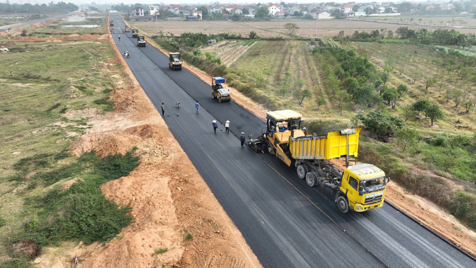 Dự &aacute;n đường V&agrave;nh đai 4 - V&ugrave;ng Thủ đ&ocirc; chạy qua x&atilde; Kim Hoa, huyện M&ecirc; Linh