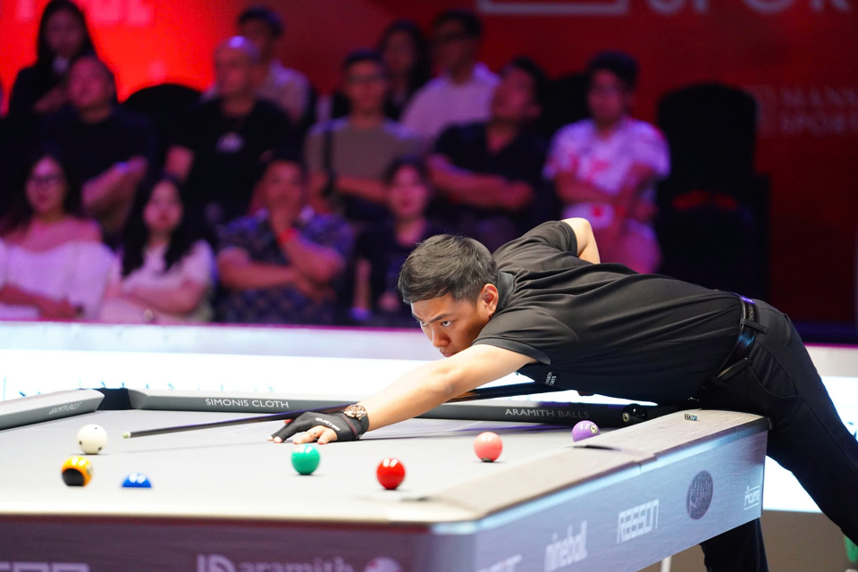 Giải v&ocirc; địch Pool 9 b&oacute;ng H&agrave; Nội mở rộng - Hanoi Open Pool Championship th&aacute;ng 10 tại Việt Nam. Ảnh: B&ugrave;i Lượng