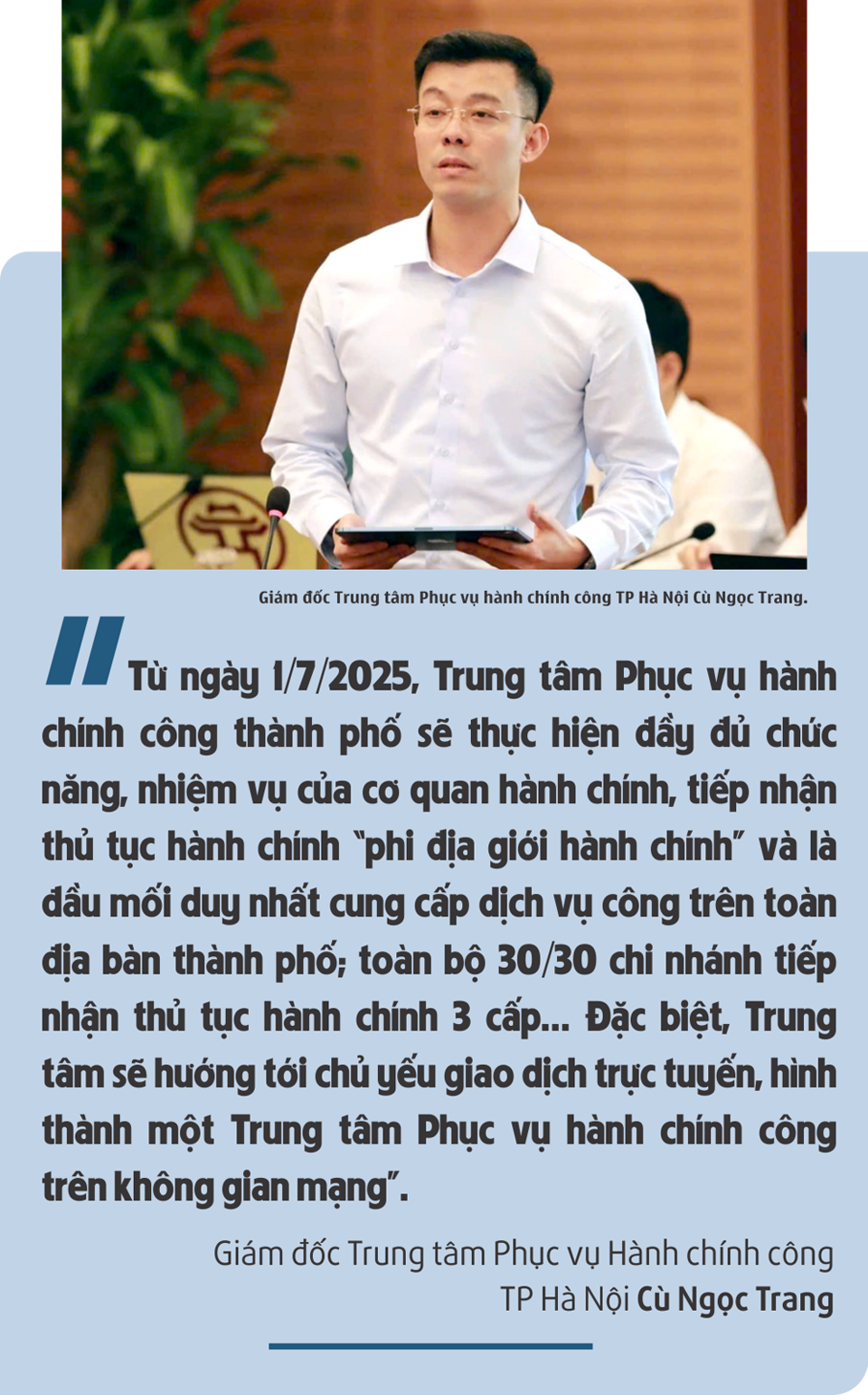 [Chính quyền số Hà Nội - chính quyền phục vụ] Bài 4: Tiến đến sự hiện đại trong quản trị - Ảnh 12