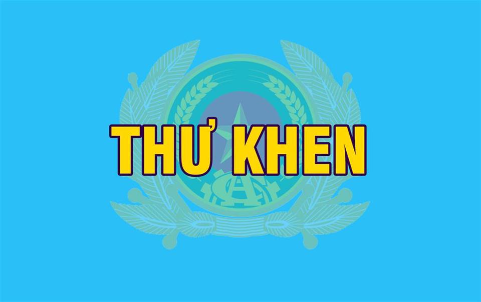 L&atilde;nh đạo Bộ C&ocirc;ng an gửi Thư khen C&ocirc;ng an tỉnh Th&aacute;i B&igrave;nh.