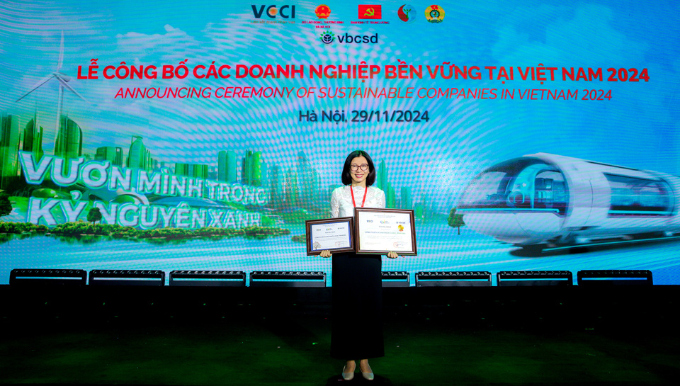 BAT Việt Nam được vinh danh trong Top 10 doanh nghiệp bền vững nhất Việt Nam.