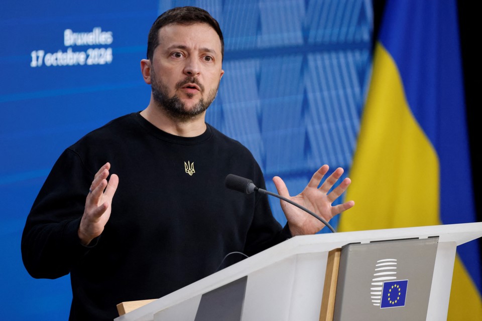 Tổng thống Ukraine Volodymyr Zelensky. Ảnh: Theglobeandmail