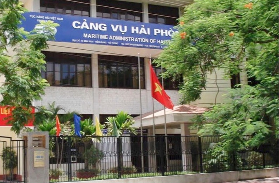 Trụ sở Cảng vụ H&agrave;ng hải Hải Ph&ograve;ng. Ảnh: TTT