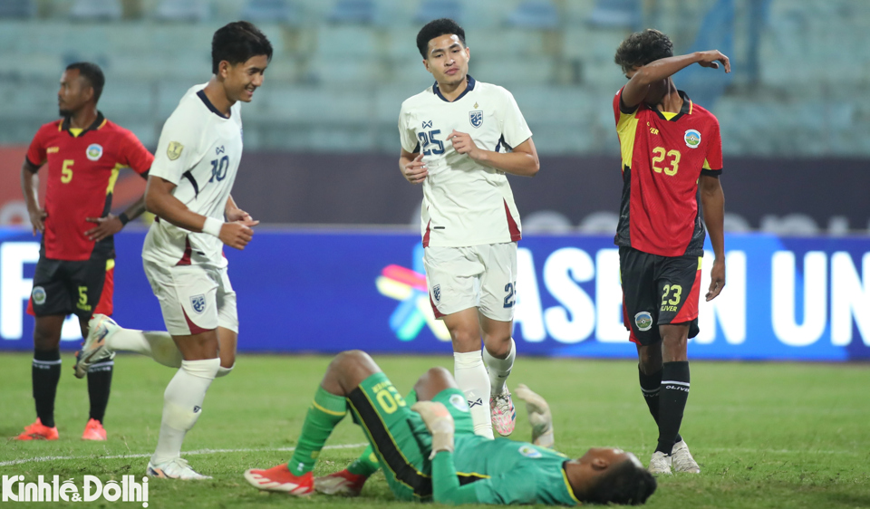 Ph&uacute;t thứ 54,&nbsp;Ratree chuyền b&oacute;ng thuận lợi để Suphanat ho&agrave;n tất c&uacute; đ&uacute;p v&agrave;o lưới tuyển Timor Leste.