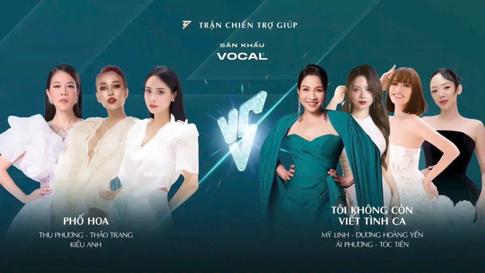 Đội h&igrave;nh đối kh&aacute;ng s&acirc;n khấu vocal. Ảnh: YEAH1