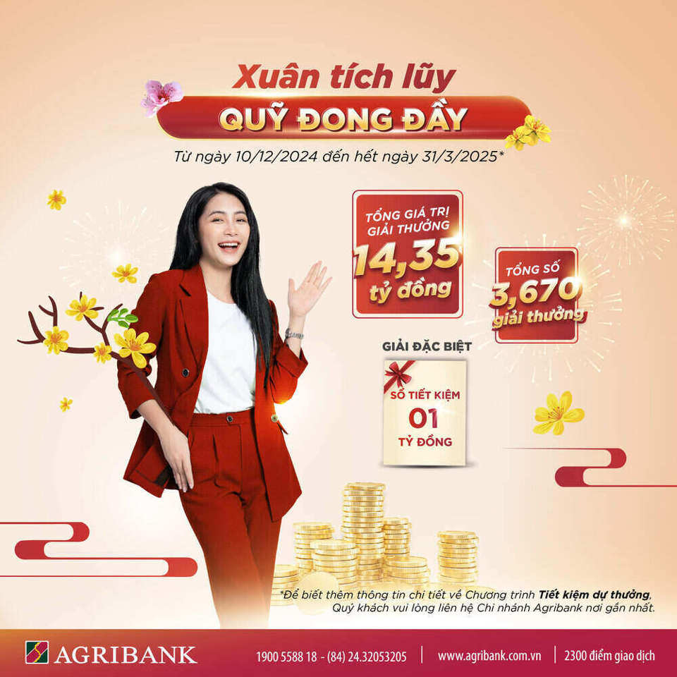 Agribank tặng khách hàng hơn 14 tỷ đồng dịp Tết - Ảnh 2