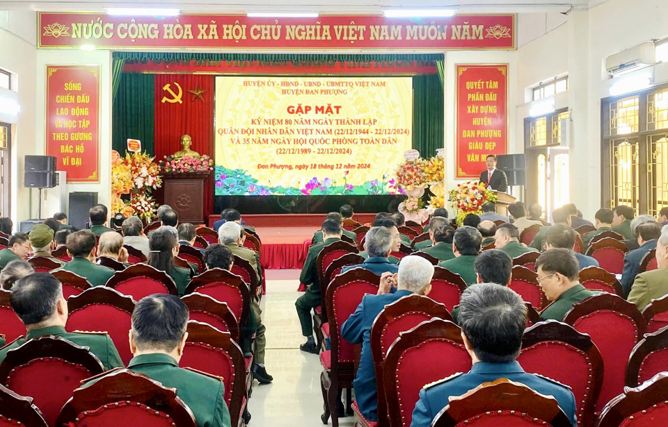 Quang cảnh buổi gặp mặt.