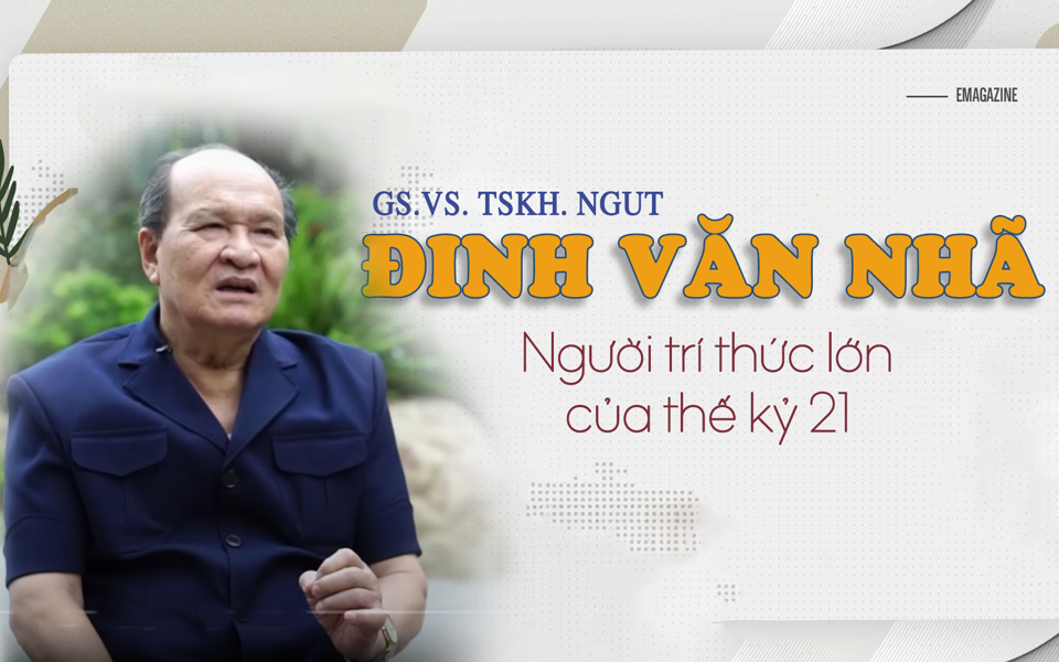 GS.TS Viện sĩ Đinh Văn Nh&atilde; l&agrave; người đang g&oacute;p nhiều cho hoạt động của Hội Hồng Lam (ảnh HĐND Nghệ An)