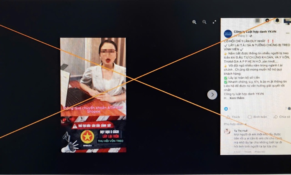 Nhan nhản c&aacute;c trang mạo danh cơ quan chức năng, c&aacute;c c&ocirc;ng ty luật&hellip; giới thiệu c&oacute; thể &ldquo;lấy lại tiền bị lừa đảo&rdquo;, người d&acirc;n cần hết sức tỉnh t&aacute;o trước những thủ đoạn n&ecirc;u tr&ecirc;n.&nbsp;Ảnh: CAĐN