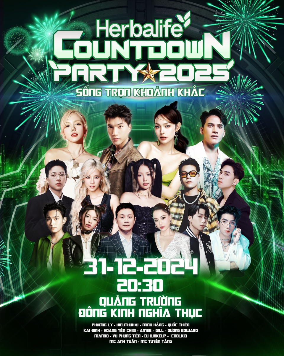  Trải nghiệm đón năm mới độc đáo với Herbalife Countdown Party 2025  - Ảnh 1