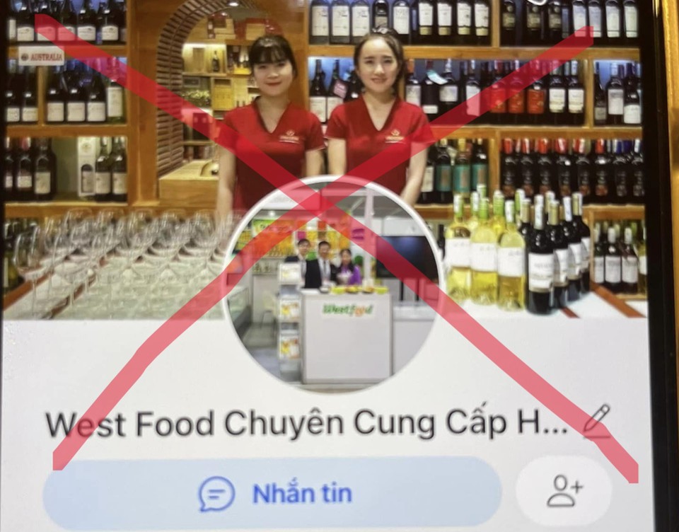 Zalo của "doanh nghiệp" do đối tượng giả mạo qu&acirc;n nh&acirc;n cung cấp.