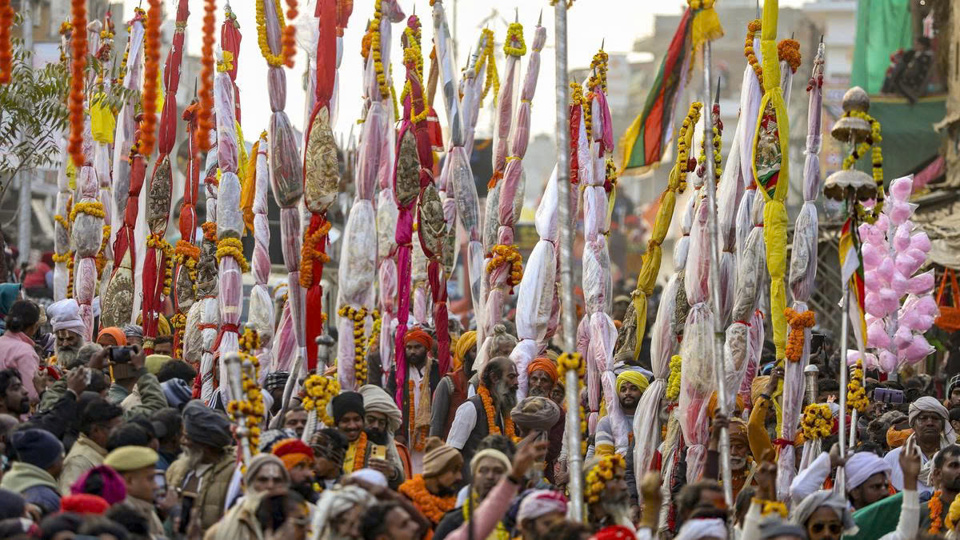 Đo&agrave;n diễu h&agrave;nh tại sự kiện lần trước. Ảnh:&nbsp;The Kumbh Mela India