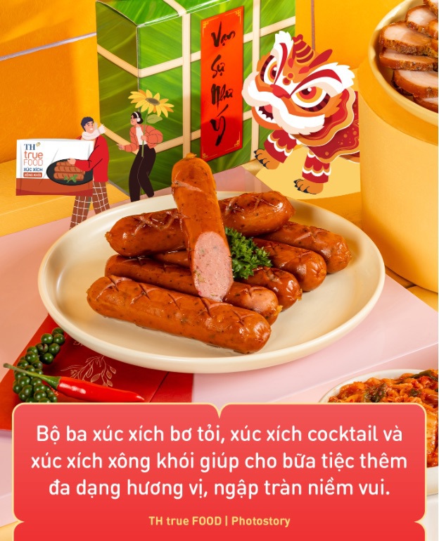 Menu “vừa ngon vừa nhàn” đãi khách dịp Tết với bộ sản phẩm TH true FOOD - Ảnh 3