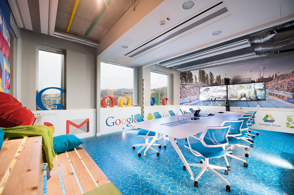 Văn ph&ograve;ng Google tại Budapest. Ảnh: Office Lovin'