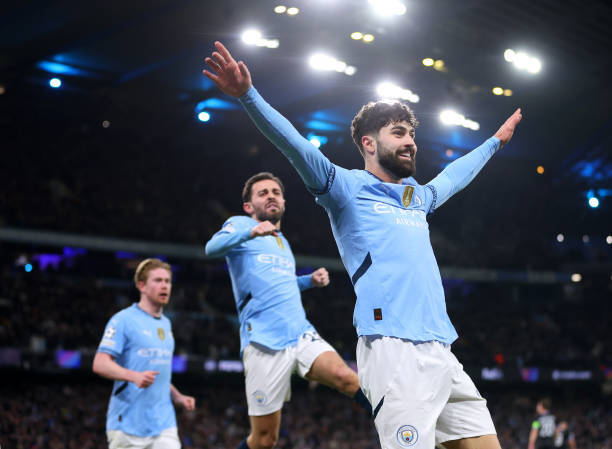 Man City vất vả ngược d&ograve;ng đ&aacute;nh bại Club Brugge. Ảnh: Getty