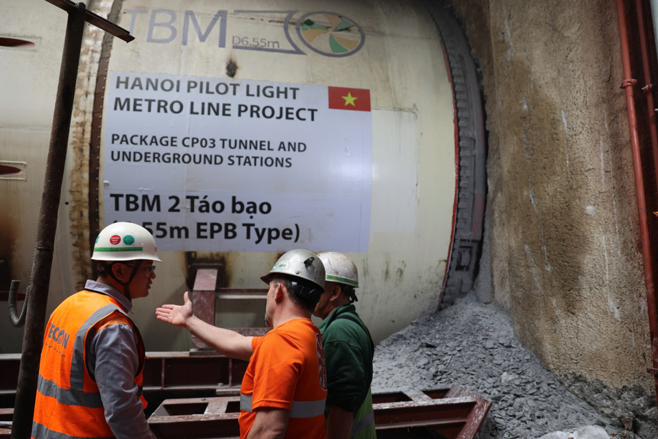 M&aacute;y TBM thứ 2 mang t&ecirc;n T&aacute;o Bạo được vận h&agrave;nh sau m&aacute;y TBM 1, 6 th&aacute;ng.&nbsp;