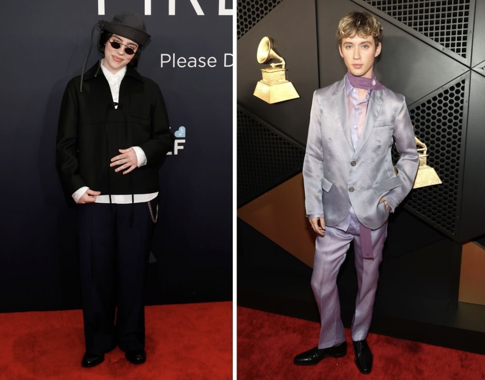 Billie Eilish v&agrave; Troye Sivan. Ảnh: X