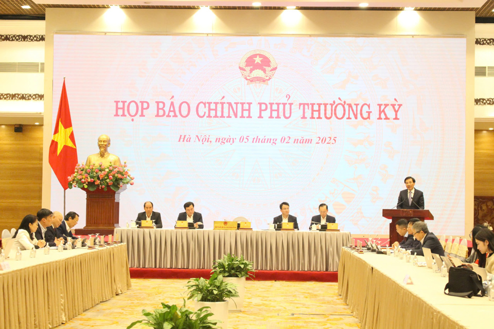 Quang cảnh buổi họp b&aacute;o.&nbsp;