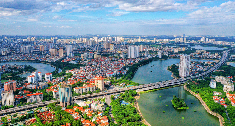 Ch&uacute; trọng li&ecirc;n kết đ&ocirc; thị trung t&acirc;m với v&ugrave;ng n&ocirc;ng th&ocirc;n v&agrave; c&aacute;c đ&ocirc; thị vệ tinh. Ảnh: Hải Linh