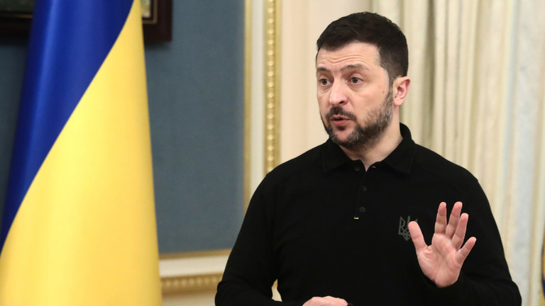 Tổng thống Volodymyr Zelensky. Ảnh: RT