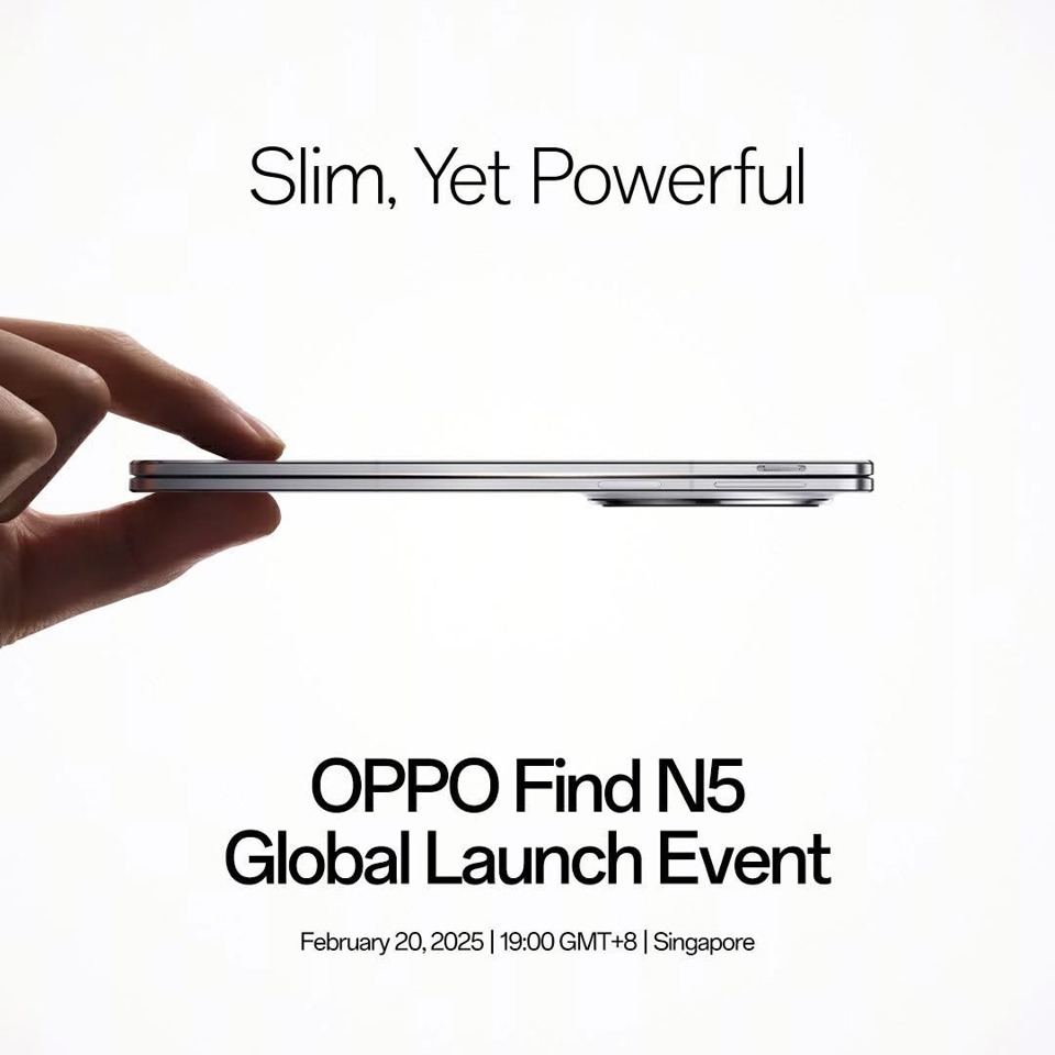 Oppo Find N5 sẽ l&agrave; smartphone gập mỏng nhất thế giới