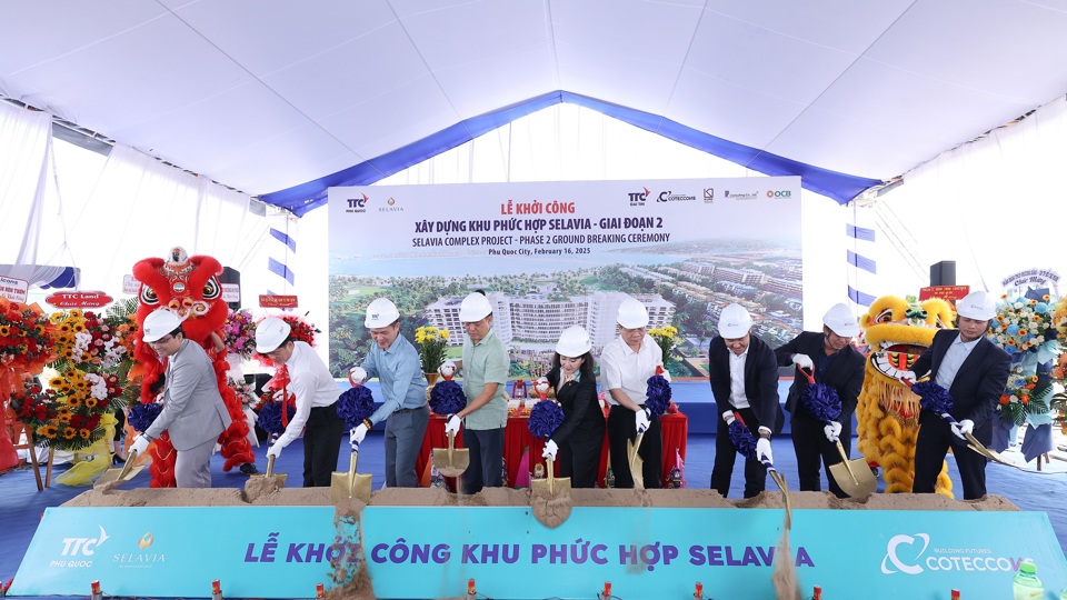 Lễ khởi c&ocirc;ng đ&aacute;nh dấu cột mốc hiện thực h&oacute;a Selavia - &ldquo;Sen v&agrave;ng nơi đảo ngọc&rdquo;, khu phức hợp nghỉ dưỡng đẳng cấp quốc tế.